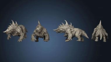 3D model Heaven and Hell Stygian Guardhound Full (STL)