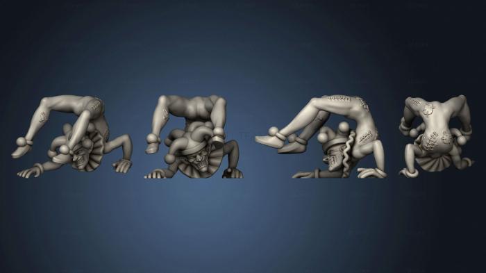 3D модель Гимнаст-Клоун Ужасов (STL)