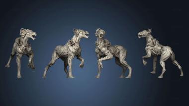 3D model Hound Pose 2 (STL)