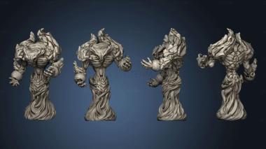 3D model hrowback Fire Golem B (STL)