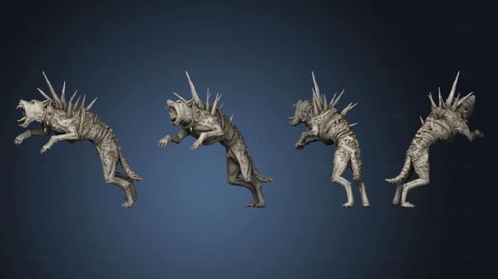 3D model Hunting Hounds pose 1 3 01 (STL)
