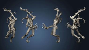 3D модель Безумие Низшего Демона 07 (STL)
