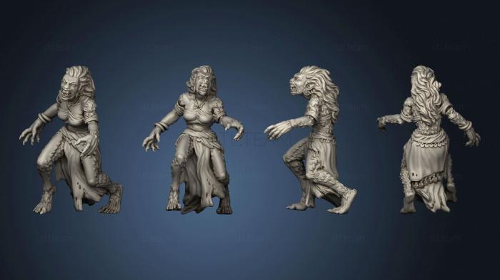 3D model Into the Woods Hybrid Were Wolf (STL)
