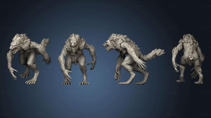 Статуэтки герои, монстры и демоны Into the Woods werewolf