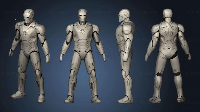 3D модель Броня Железного Человека ABS (STL)