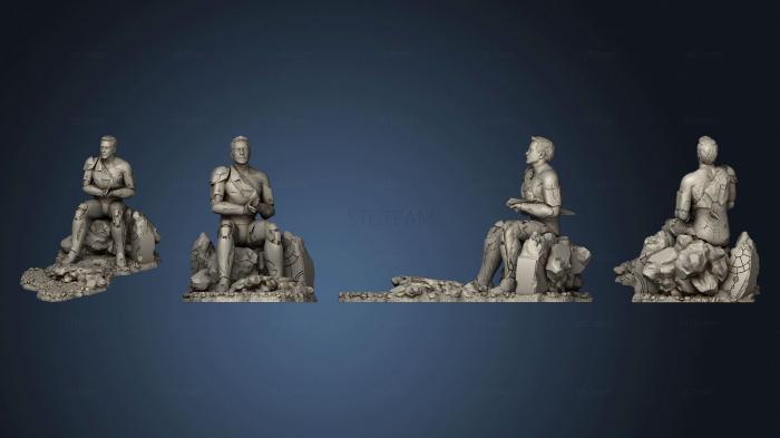 3D модель Диорама Железного Человека SLS (STL)