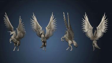 3D model Iron Stallion s Standing Wings (STL)