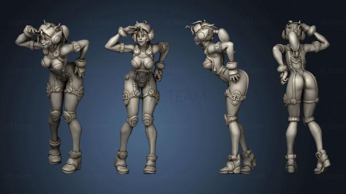 3D model Jane alternative pose (STL)