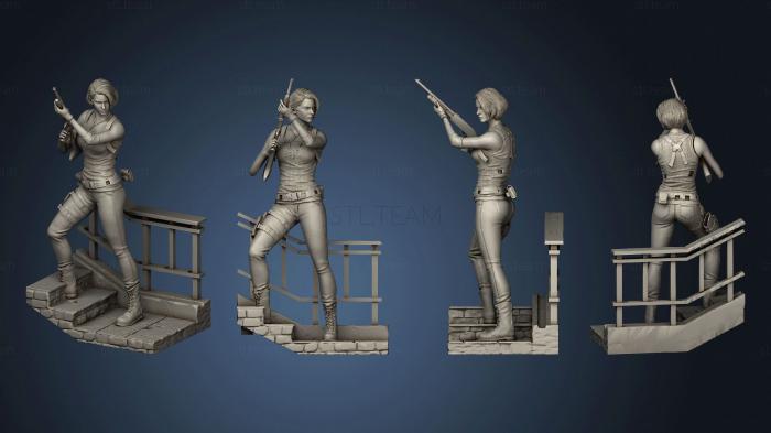 3D модель Статуя Джилл Валентайн Resident Evil 3 (STL)