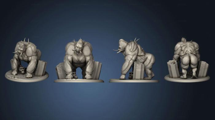 3D модель Король Джунглей против 1 Огромного (STL)