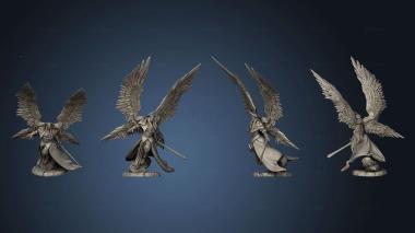 3D model Justiciar Angel Female 1 004 (STL)