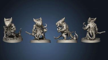 3D model kobold sorcerer (STL)