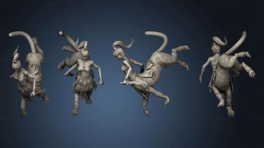 3D model Lamia Quadruped Running Large (STL)