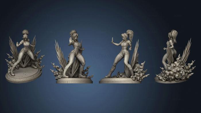 3D model Leona the King of Fighers 3 D Moonn (STL)