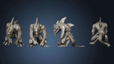 3D model Lizardfolk Claw Slayer (STL)