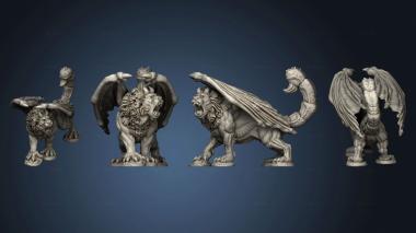 3D model Manticore Whole (STL)