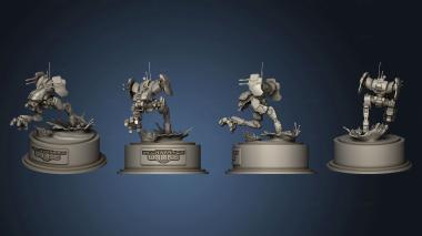 3D model Mech Warrior Online Locust Statue (STL)