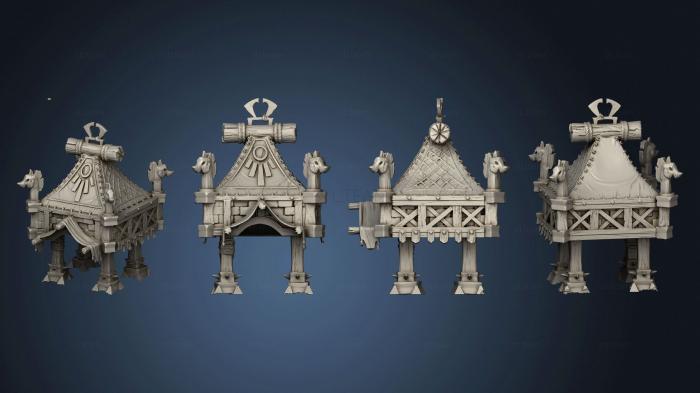 3D model Medieval Bleachers (STL)