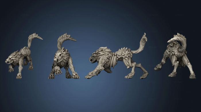 3D model Midnight Wolf C (STL)