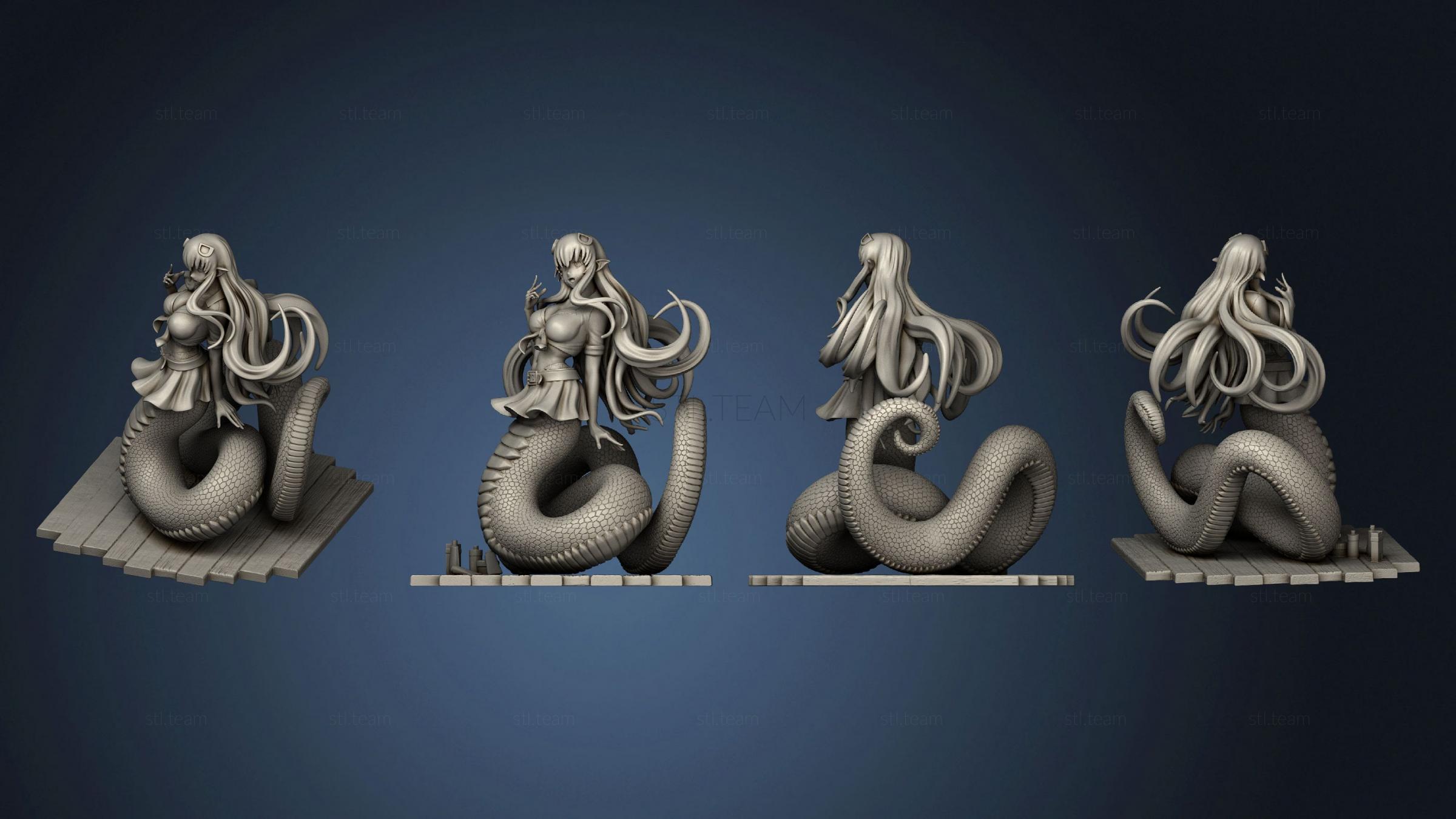 Miia Monster Musume SFW, Figurines heroes, monsters and demons 3D model for  CNC: STL / MAX (obj)