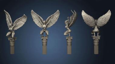 3D model Mountain Harpy Pillar 02 (STL)