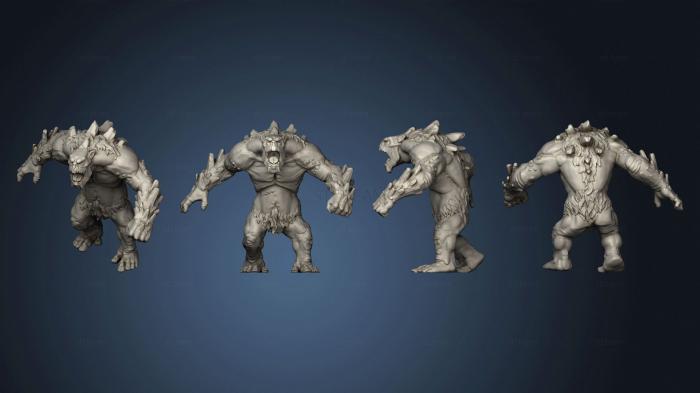 3D model Mountain Troll Intimidating Large (STL)