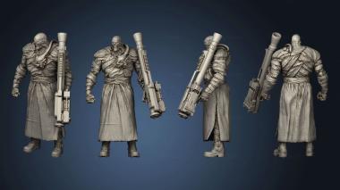 3D model nemesis t type resident evil (STL)