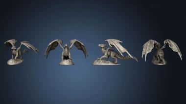 3D model Nickel Dragon Huge (STL)