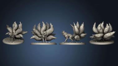 3D model Nine Tailed Fox Large (STL)