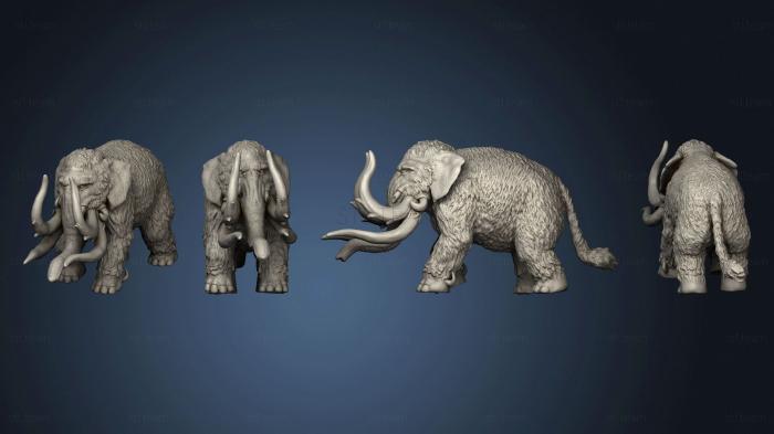 3D model Norse Raiders Dire Mammoth Huge (STL)