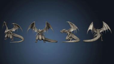 3D model Norse Raiders Fafnir Attack Large (STL)