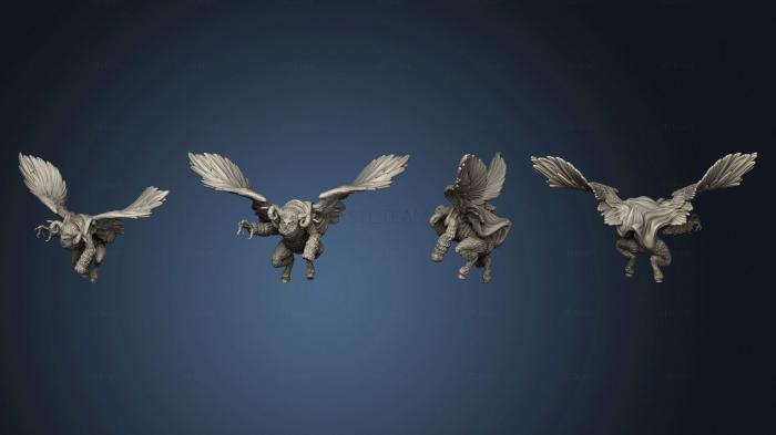 3D model Norse Raiders Owl Goddess Wings Large (STL)