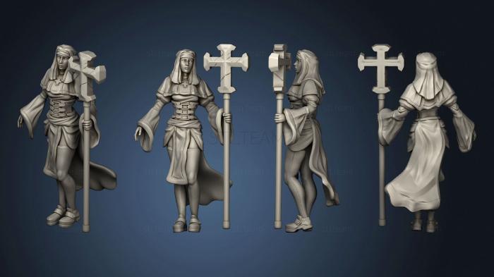 3D model Nun Assistant Cross (STL)