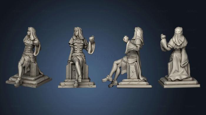 3D model Nun Assistant Gravestone (STL)