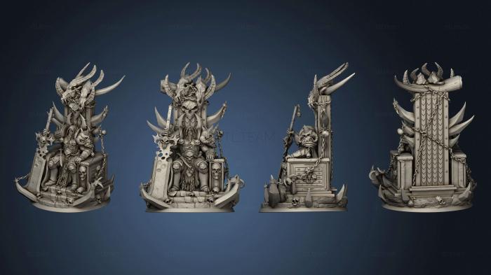 3D модель Олаф на троне (STL)