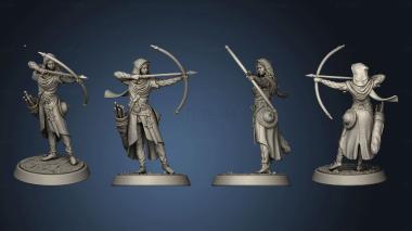 3D model Panshaw Under Siege Human Archer (STL)