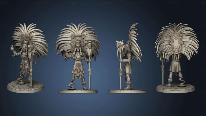 3D model Pantheon of Aztecs Tescatpiloca base (STL)