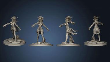 3D модель База Pantheon of aztec's Tzitzimitl 01 (STL)