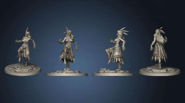 3D model Pantheon of Aztecs Tzitzimitl 03 base (STL)