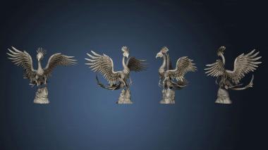 3D model Peacock Griffin Intimidating Large (STL)