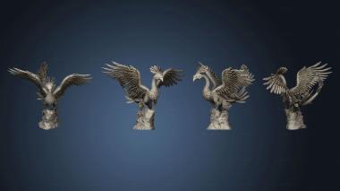 3D model Peacock Griffin Large (STL)