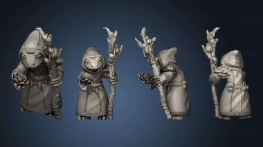 3D model Polly Grimm Frogfolk Druid (STL)