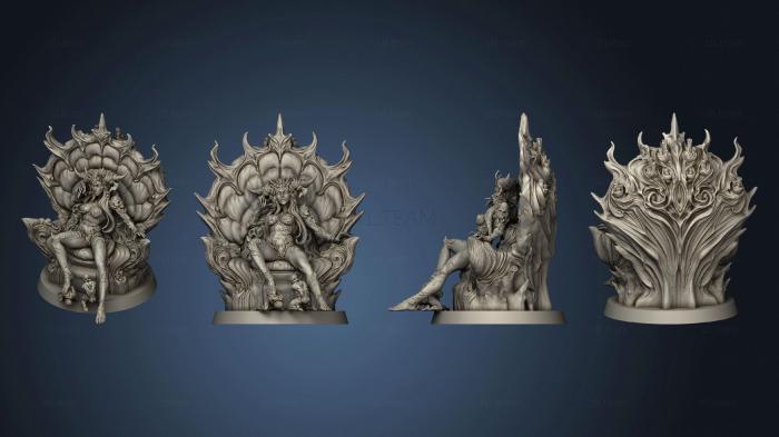 3D модель Королева наама на троне (STL)