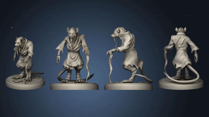 Статуэтки герои, монстры и демоны Крысиный Народец-Сенсей 002