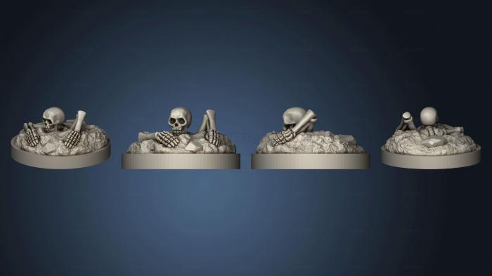 3D модель Набор Восходящих Скелетов 02 (STL)