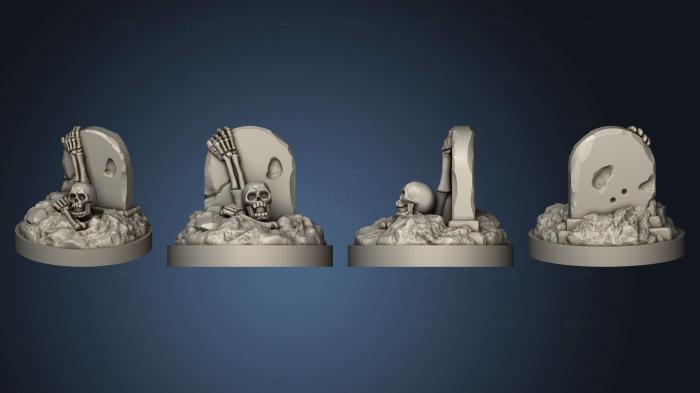 3D model Rising Skeletons Set 03 (STL)