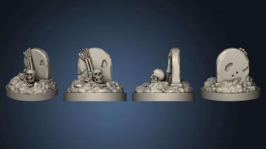 3D model Rising Skeletons Set 03 (STL)