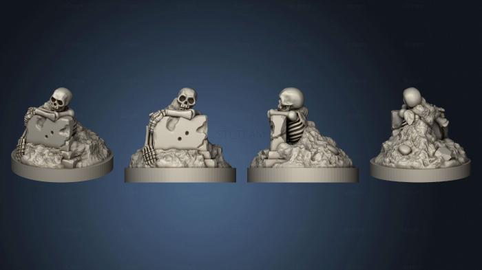 3D модель Набор Восходящих Скелетов 05 (STL)