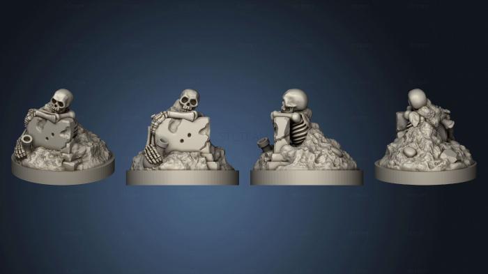 3D модель Набор Поднимающихся Скелетов (STL)