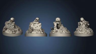 3D модель Набор Поднимающихся Скелетов (STL)